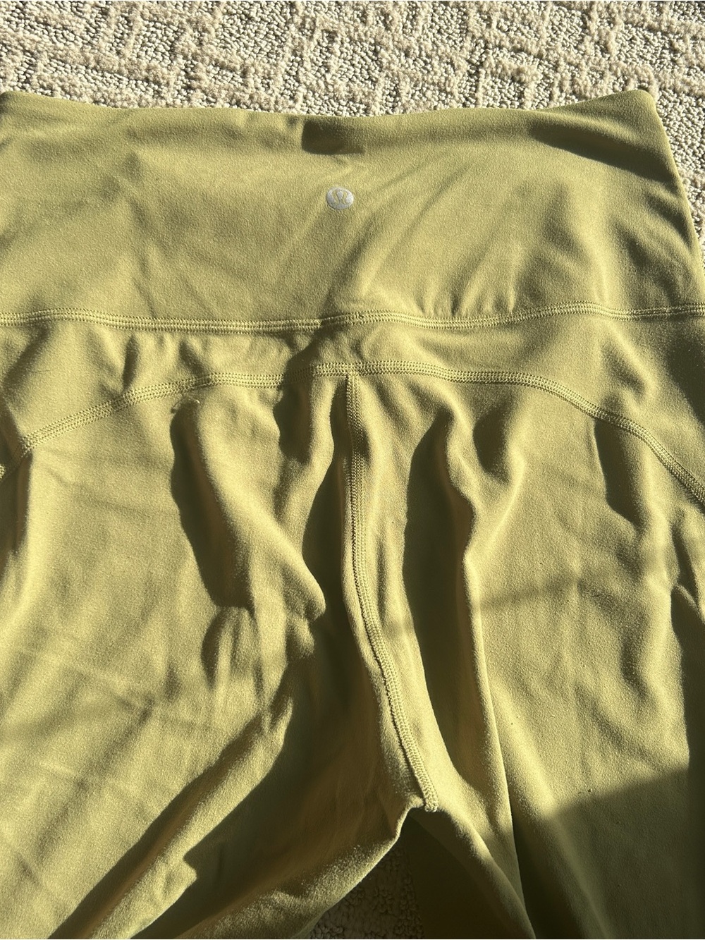 lululemon athletica Olive Green Flow Leggings